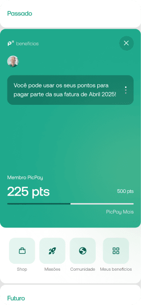PicPay mobile app interface